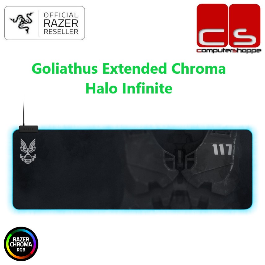 Razer Goliathus Extended Chroma Oversized Soft Gaming Mouse Mat - Halo ...