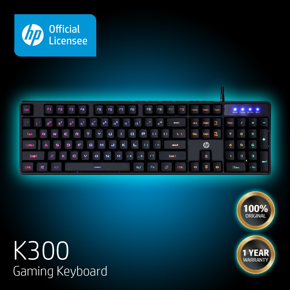 ph&co PC Depot. HP K300 WIRED GAMING KEYBOARD