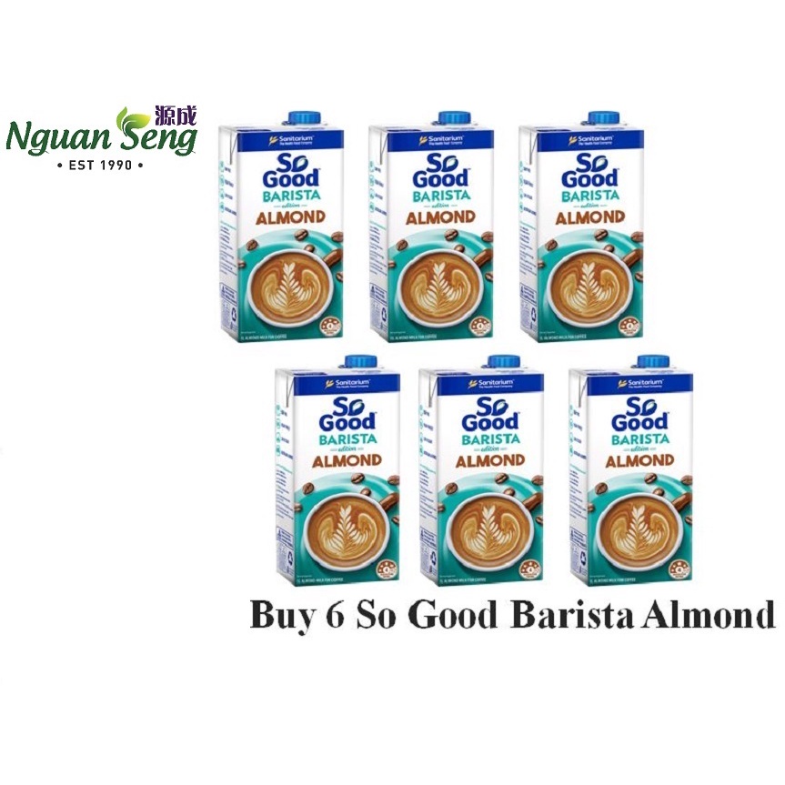 (Buy 6) So Good Barista Almond 1L Shopee Malaysia