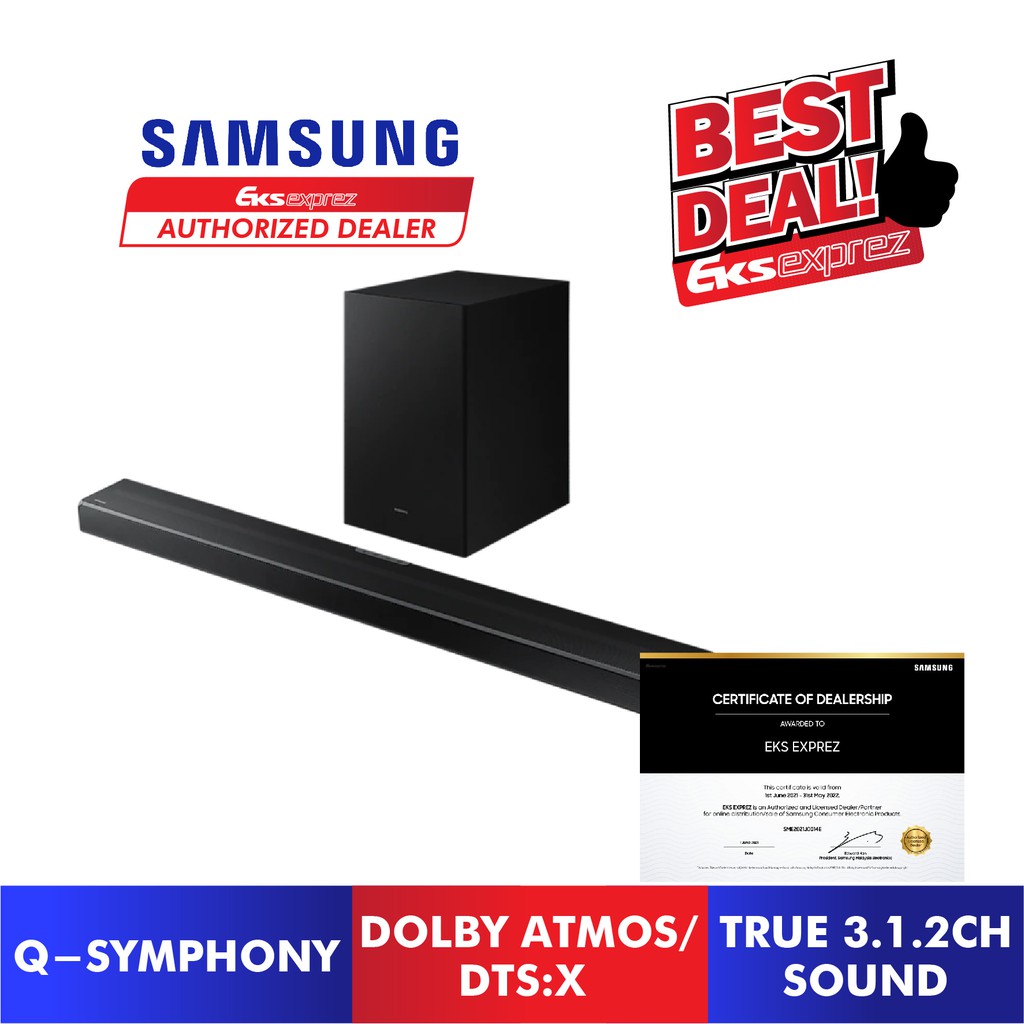 Samsung Q600A 3.1.2ch Soundbar with Dolby Atmos and DTSX HWQ600A/XM