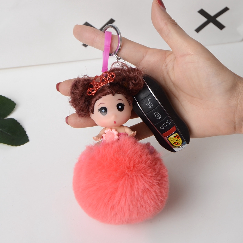 barbie doll keyring