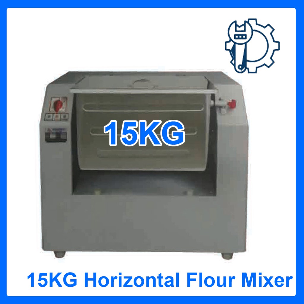 15KG Horizontal Flour Mixer Mesin Uli Tepung