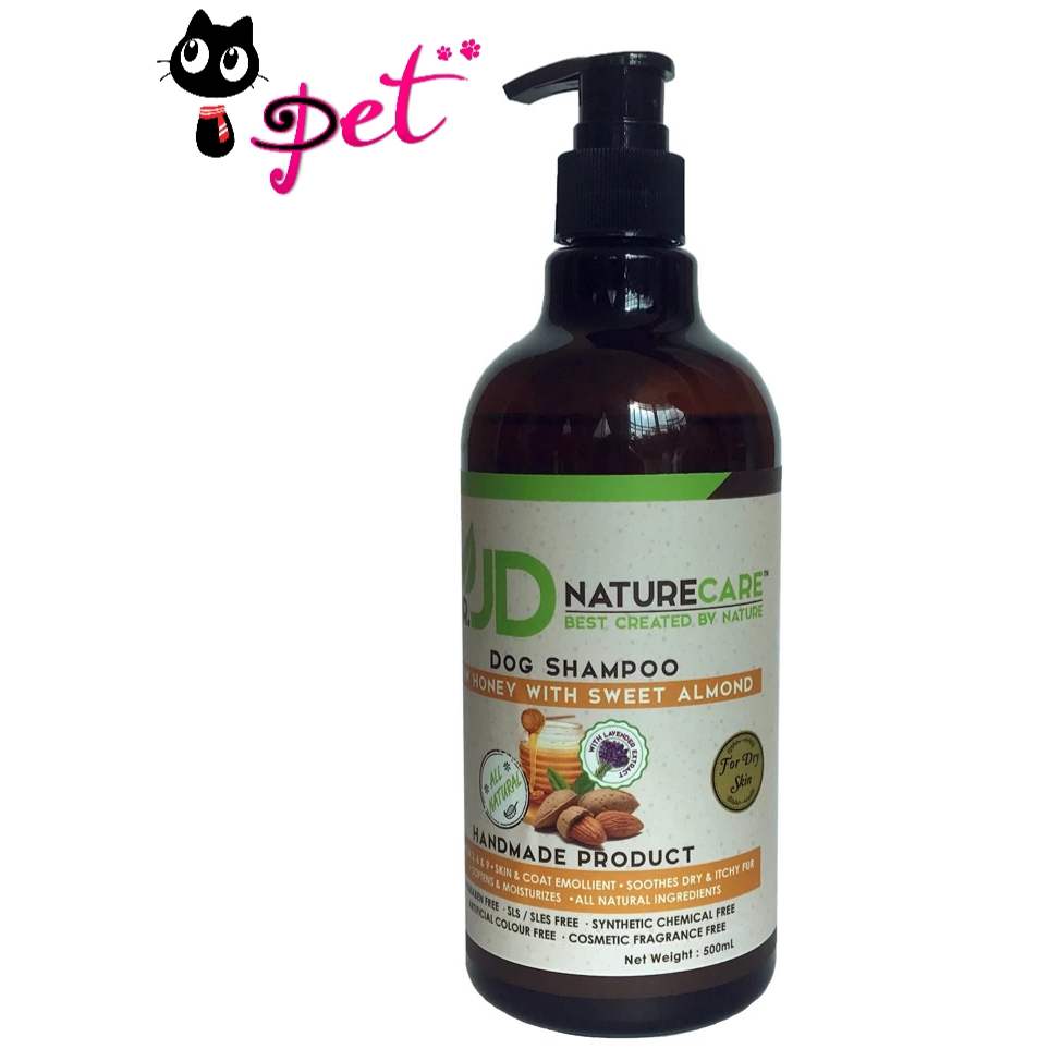 Dr. JD Nature Care Dog Shampoo Raw Honey with Sweet Almond .FOR DRY