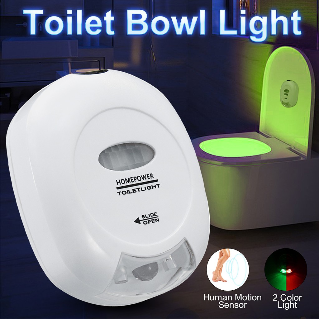 LED Toilet Lamp 2 Colors Lamp Toilet Bowl Night Light LED Motion