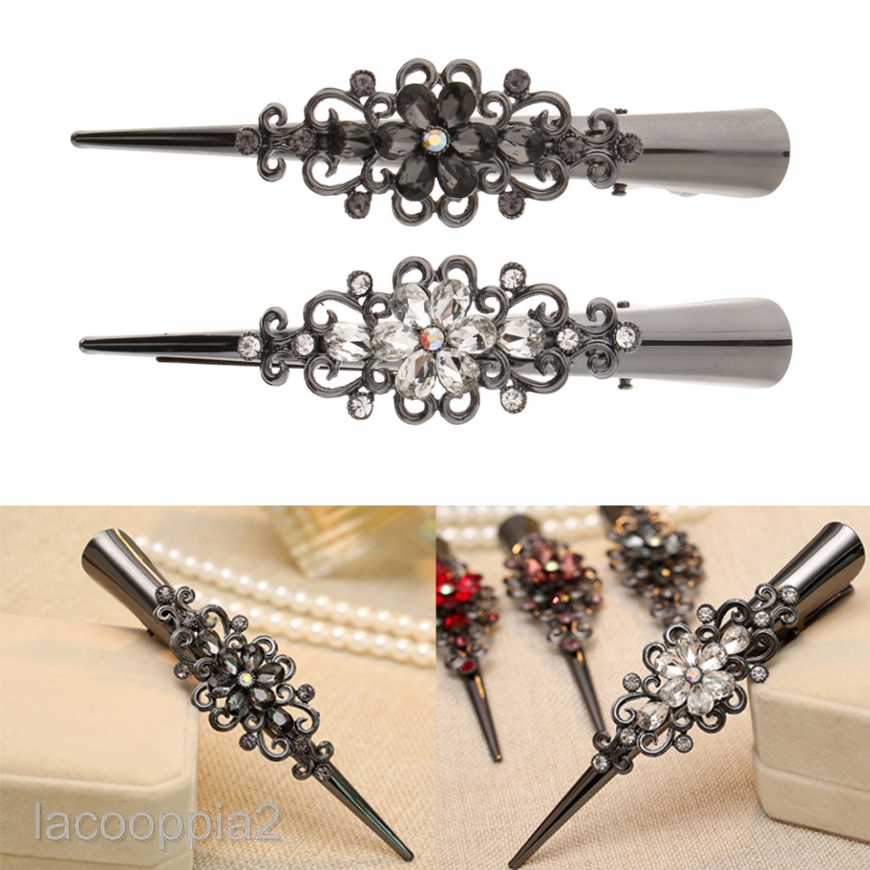 2pcs Large Alligator Hair Clips Women Strong Hair Clamp Grips For