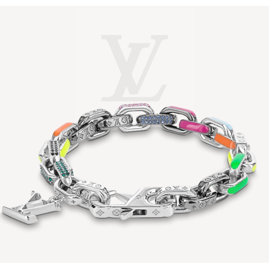 2022 New An Eye-catching Mix of Colours and Textures Gives This Paradise Chain Bracelet Statement Appeal