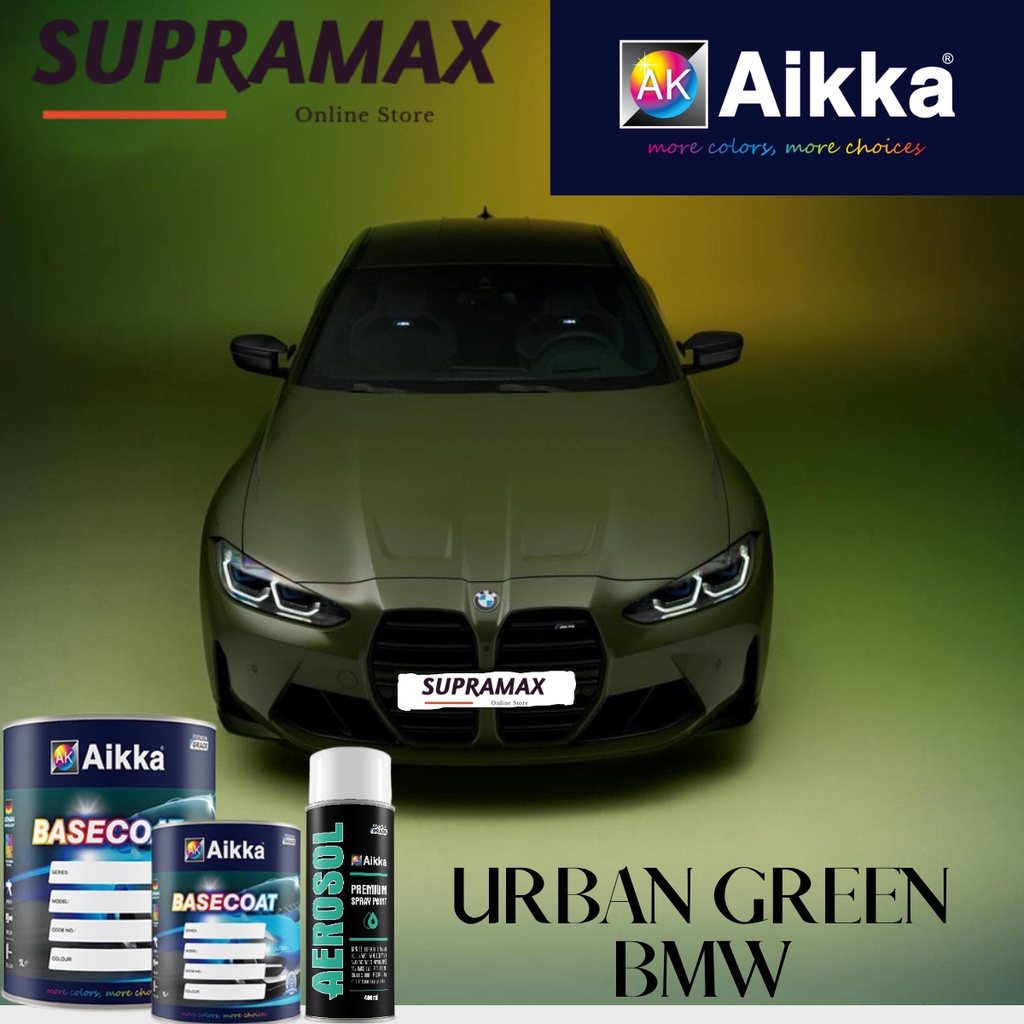 AIKKA Automotive Paint Basecoat/ Car Motor Body PaintAikka Urban Green