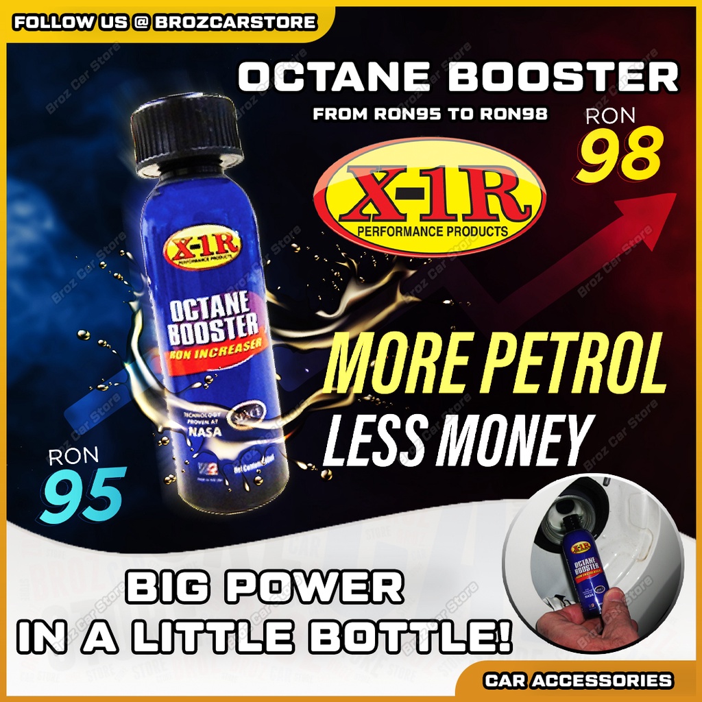 100% Original X-1R Octane Booster - 60ML Petrol Booster From RON95 To RON98 X-1R Performance Products