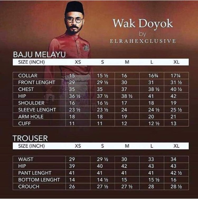 Baju Melayu Wak Doyok Bangi - wialliem