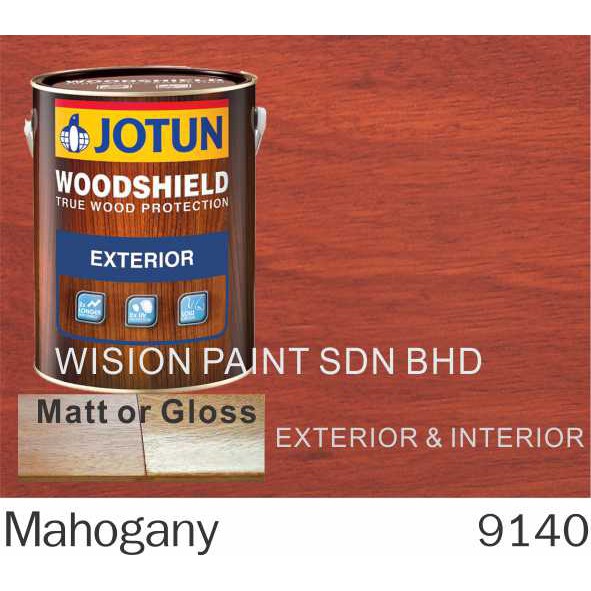 9140 MAHOGANY ( 1L ) JOTUN WOODSHIELD EXTERIOR &amp; INTERIOR