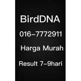 BURUNG DNA BIRD DNA TEST JANTINA BURUNG