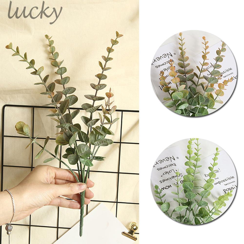 Stylish Leaf Eucalyptus Decor 37cm Room Office Table Wedding Artificial Plant Shopee Malaysia