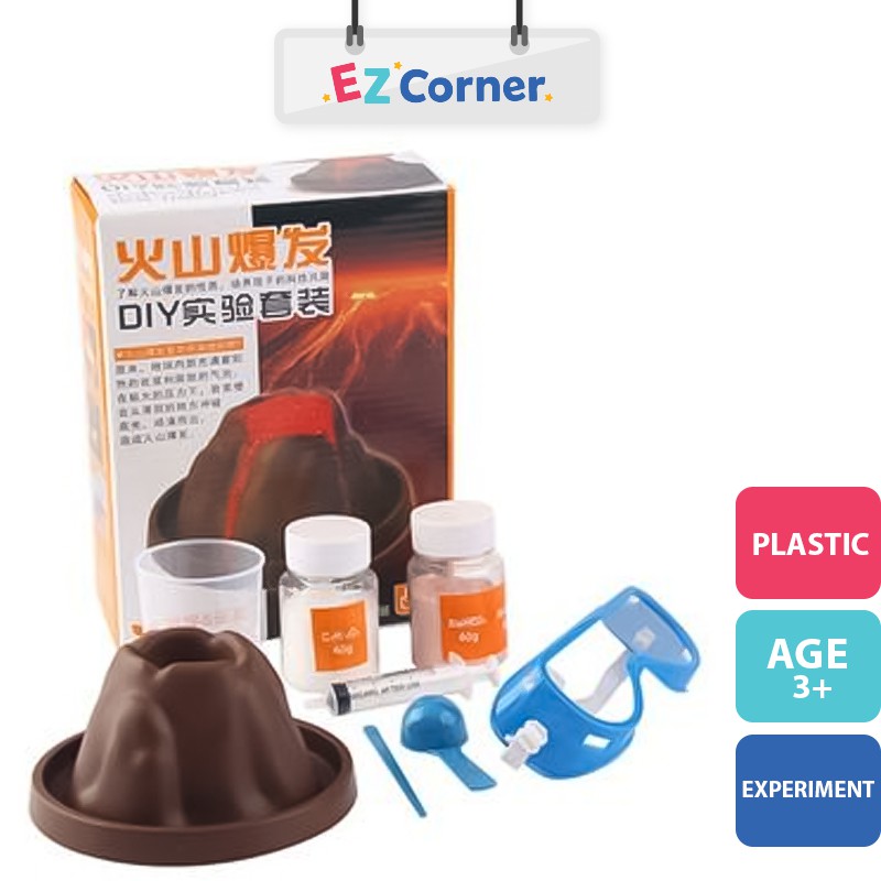 EZCORNER STEM Volcano Eruption Toy Making Kits Kids DIY Science Project DIY Educational Kits