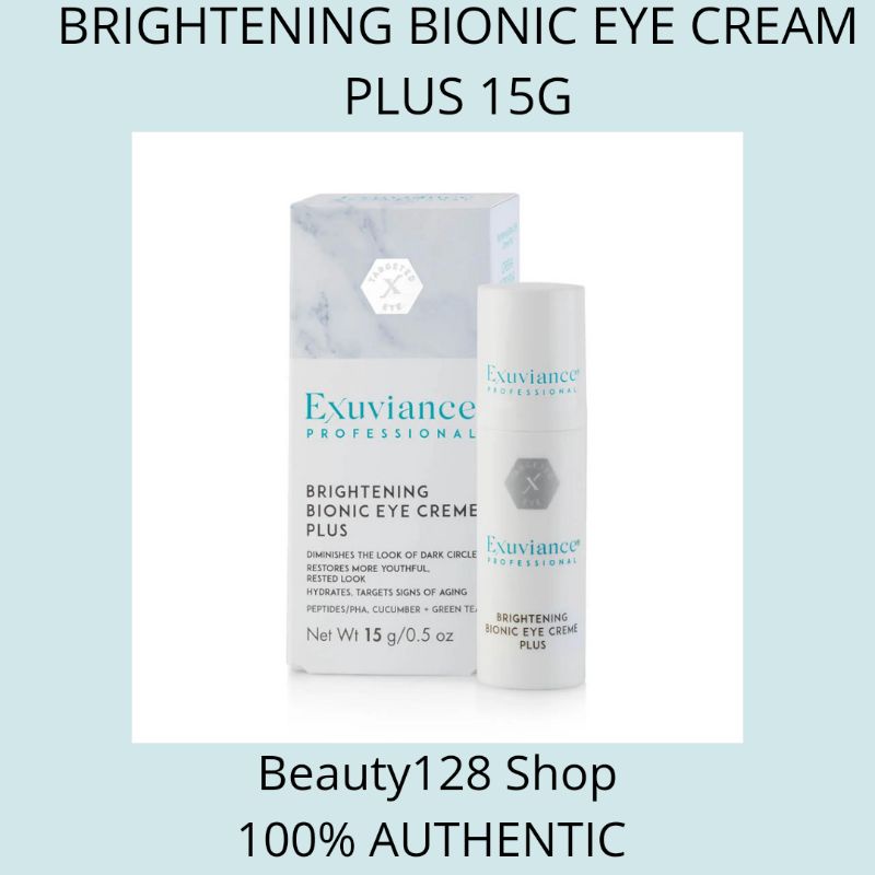 (EXP 09/22) EXUVIANCE BRIGHTENING BIONIC EYE CREAM PLUS 15G Shopee