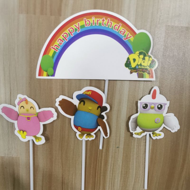 Didi and friend cake topper | Shopee Malaysia