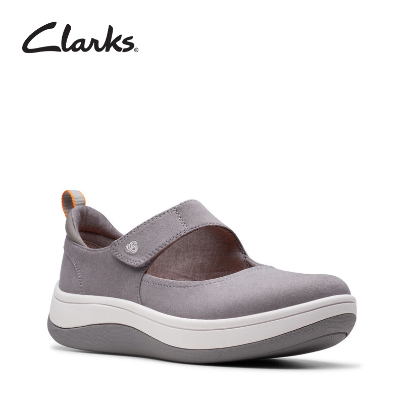 clarks grey shoes