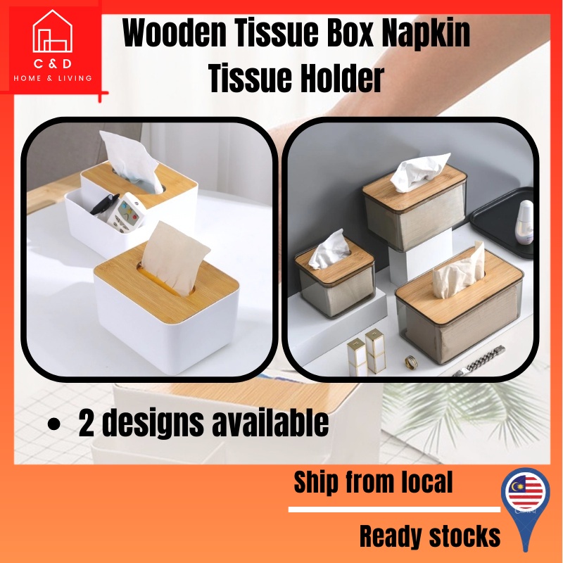 Tissue Box Tissue Holder Tissue Case Napkin Holder Storage Box Wooden