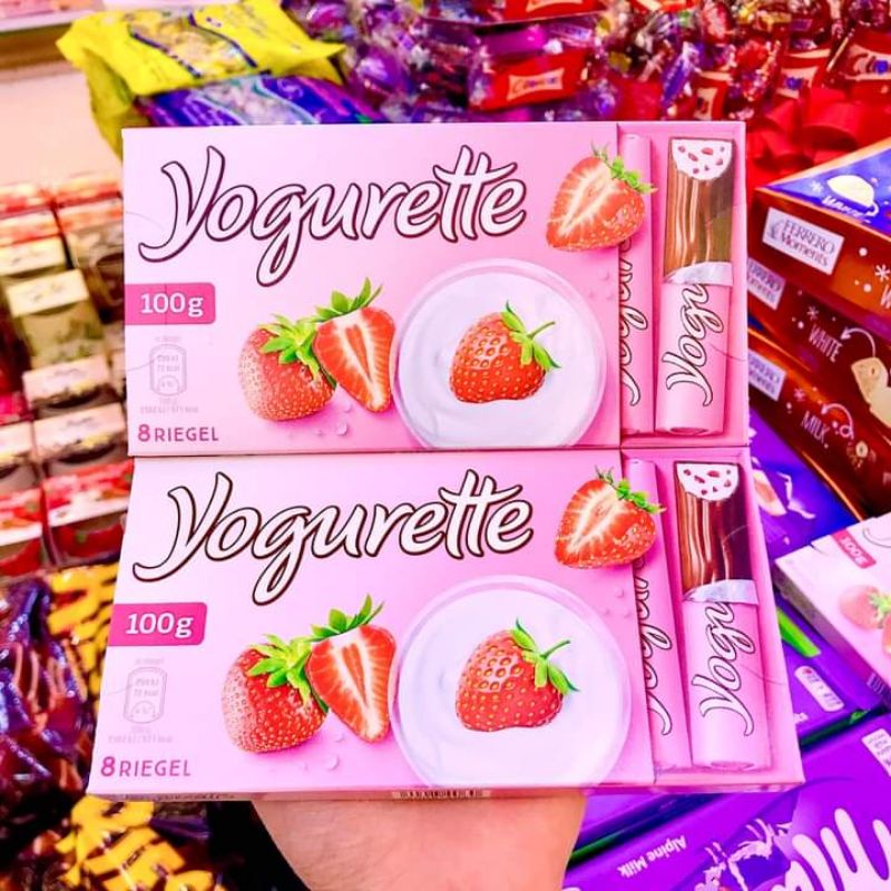 German chocolate strawberry yogurt YOGURETTE Shopee Malaysia