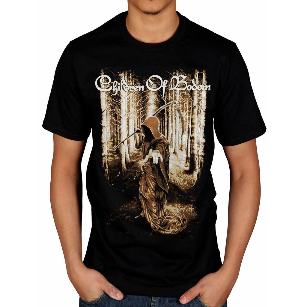 Official Children Of Bodom Death Wants You New T Shirt Metal Band Merch Norther Men Summer Style Funny O Neck T Shirt Shopee Malaysia