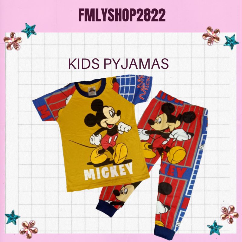 Buy Kids Pyjamas Baju Tidur Kanak Kanak Mickey Seetracker Malaysia