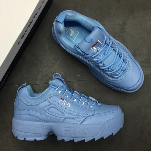 blue fila shoes