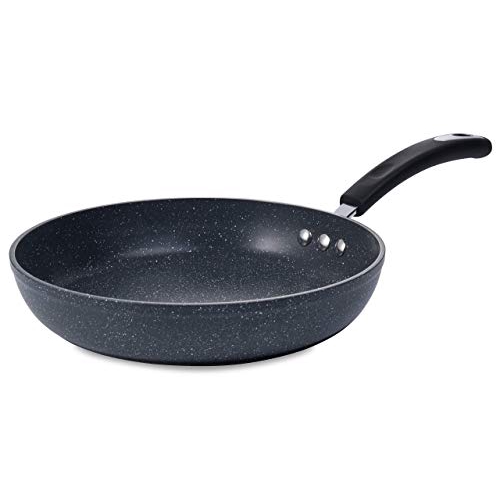 12-Inch Ozeri ZP17-30 Stone Earth Frying Renewed Anthracite Gray Skillet Omelet Pan 