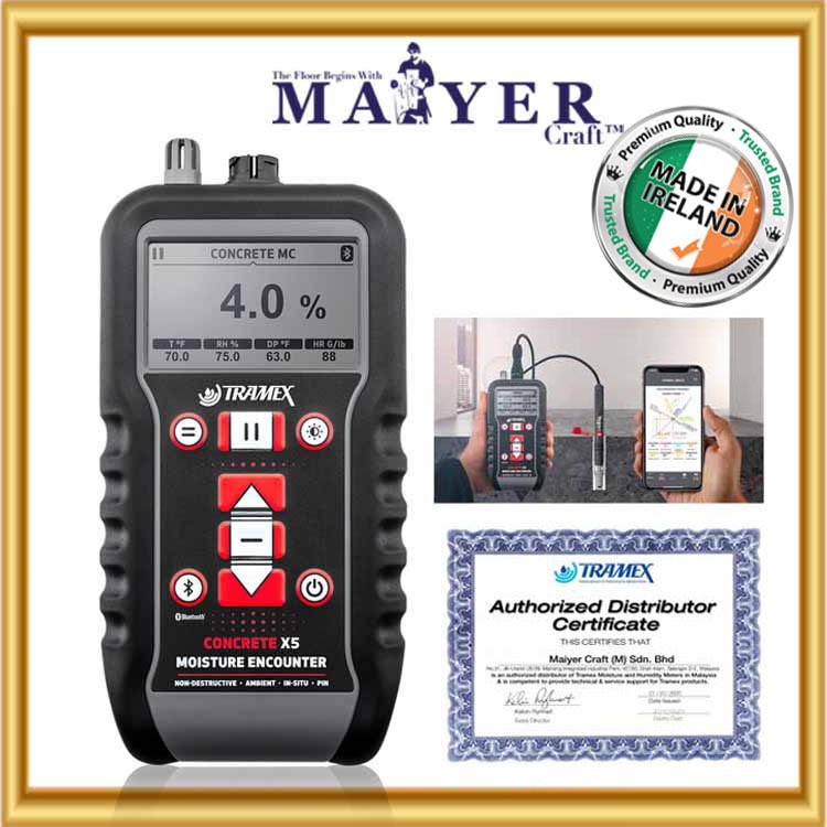 Tramex CMEX5 Concrete Moisture Meter Encounter X5 Shopee Malaysia