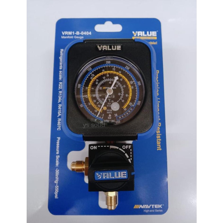VALUE MANIFOLD GAUGE (VRM1-B-0404) | Shopee Malaysia