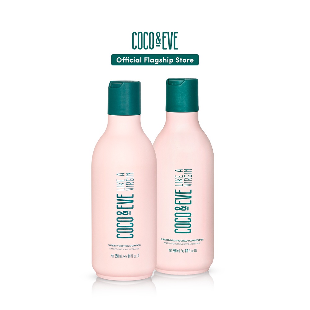 Coco & Eve Like a Virgin Shampoo & Conditioner Bundle Set Shopee Malaysia