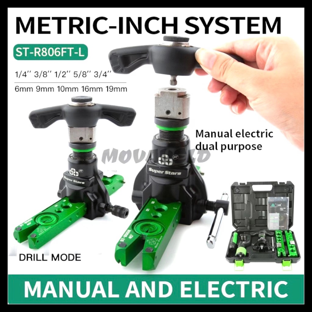Super Stars Flaring Tool ST-806A ST-806FT DSZH Drill Aircond Copper ...