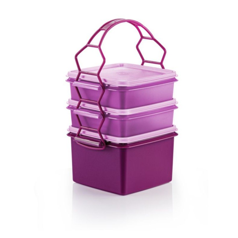 [ Ready Stock ] Tupperware Triffin Delight Set/Mangkuk Tingkat