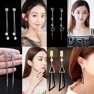 Anti Alergi Anting anting Anting Anting Tassel Korea  