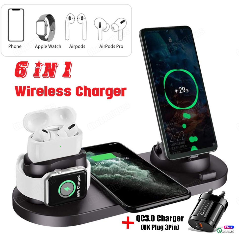 Desktop Chargers & Docks Electronics Wireless Charging Station for