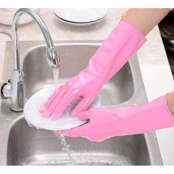 INDUSTRY GLOVE , Chemical Resistant Nitrile, Kitchen, Thick, Durable, Water & Oil proof & High Quality Gloves 1Pairs