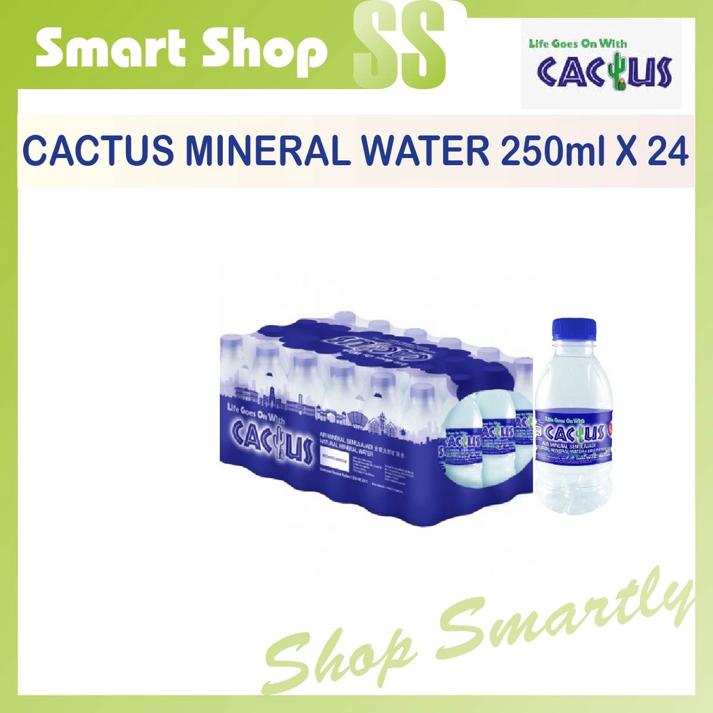 Cactus Mineral Water 250ml X 24 ( Shrink Pack) - Maximum 2 Ctn Per ...