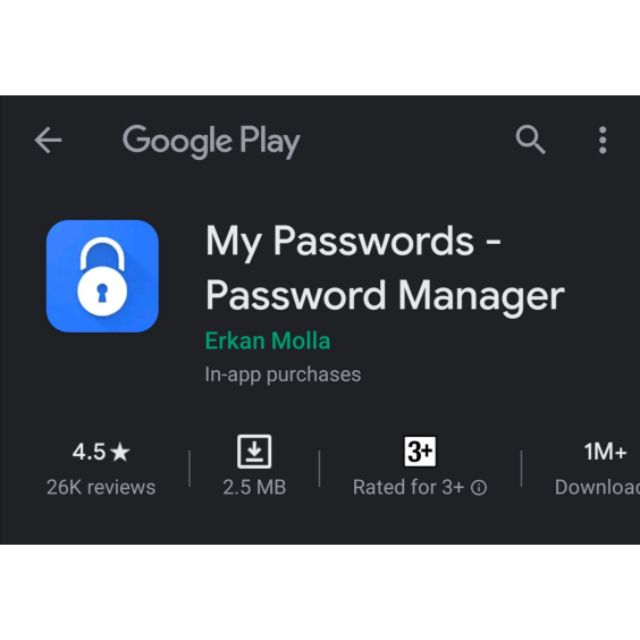 My Password Manager