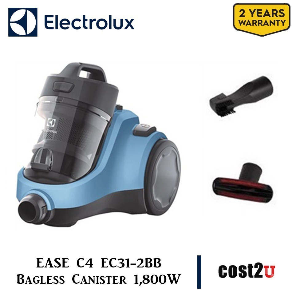 Electrolux EASE C4 Bagless Canister Vacuum Cleaner 1800W EC312BB