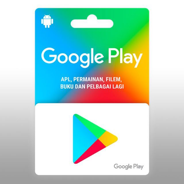 Google Play Gift Card MYR 50/100/200 谷歌遊戏充值(马币) | Shopee ...