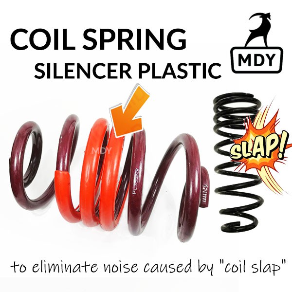 Suspension Medium Coil Spring Silencer Plastic Damper Red (Noise