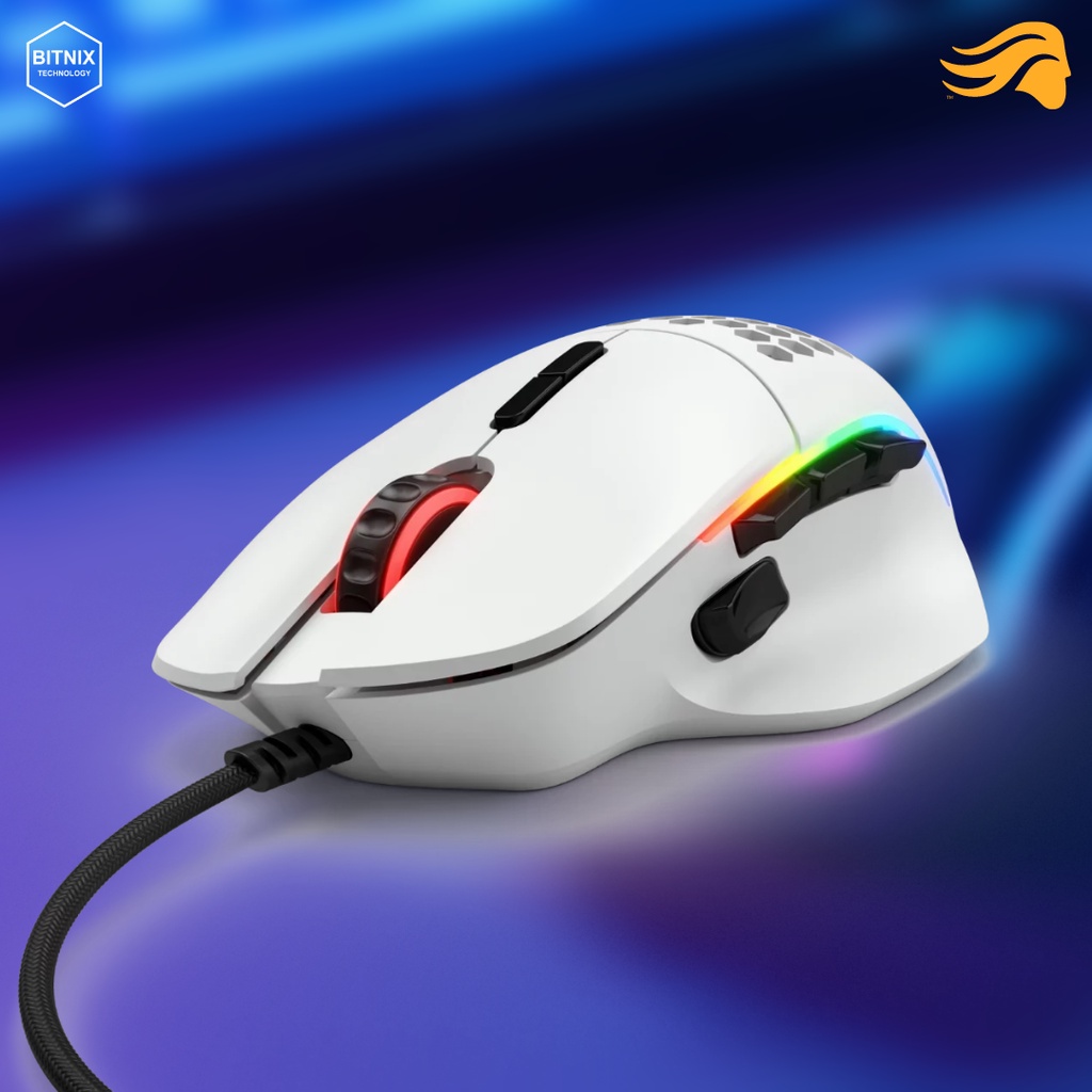 GLORIOUS MODEL I WIRED GAMING MOUSE ( MATTE WHITE ) Shopee Malaysia