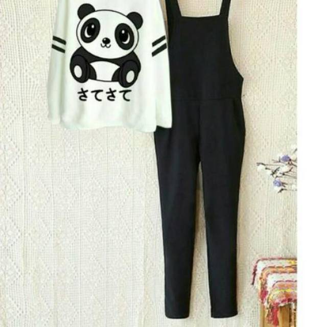 Ms JUMP PANDA jumpsuit 2in1