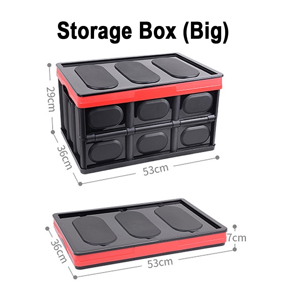 FREE GIFT CHERRY Storage Box Trolley Box Collapsible Bin Container Box Stack