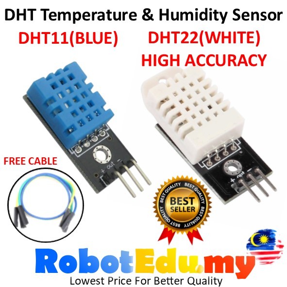 Hiletgo Dht22am2302 Digital Temperature And Humidity Sensor Module Temperature Humidity Monitor 8023