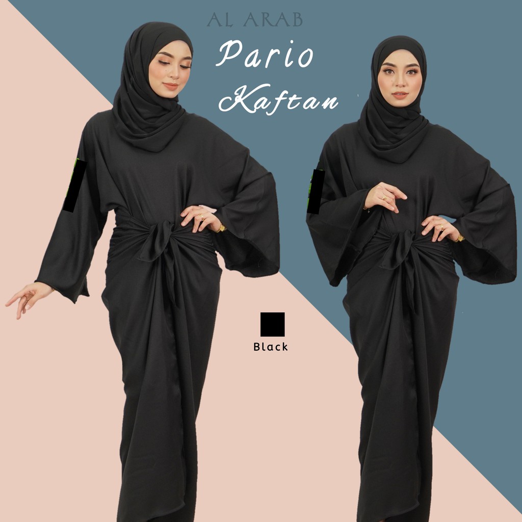 Muslimah Jubah Dress Pario Kaftan Kaftan Pario Ready Stock Free Size