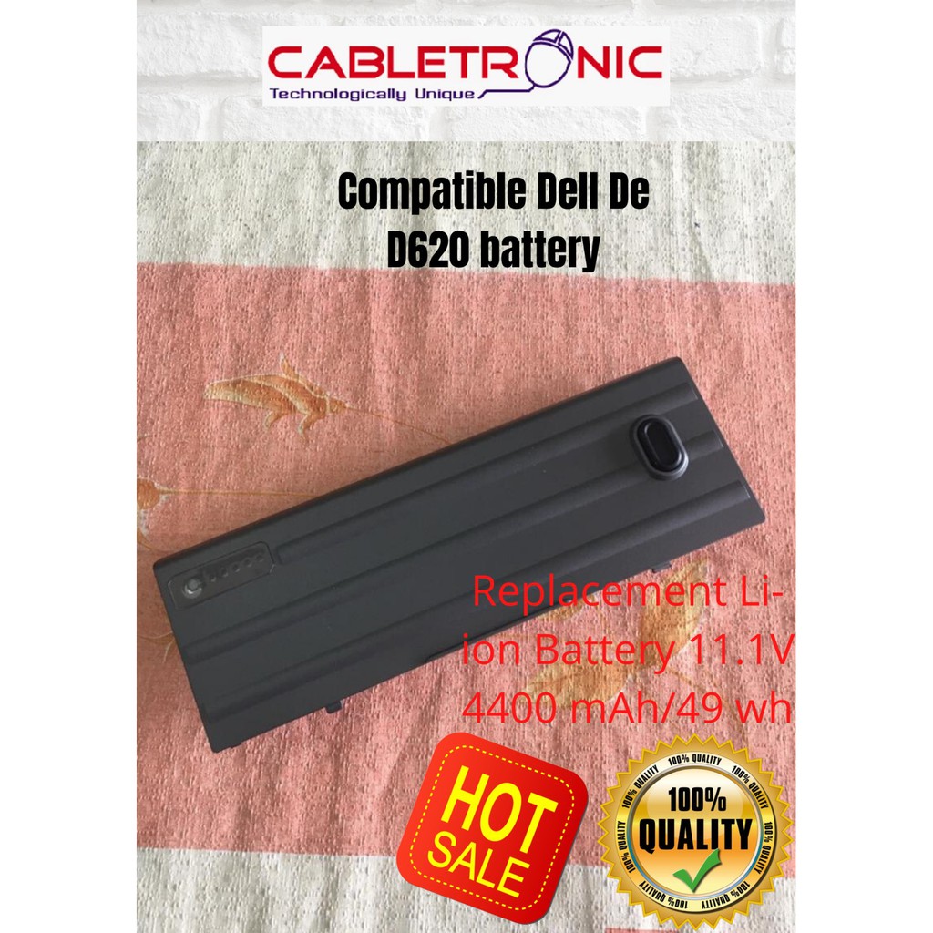 Compatible Dell Latitude D6 D630 D630c Laptop Battery Shopee Malaysia