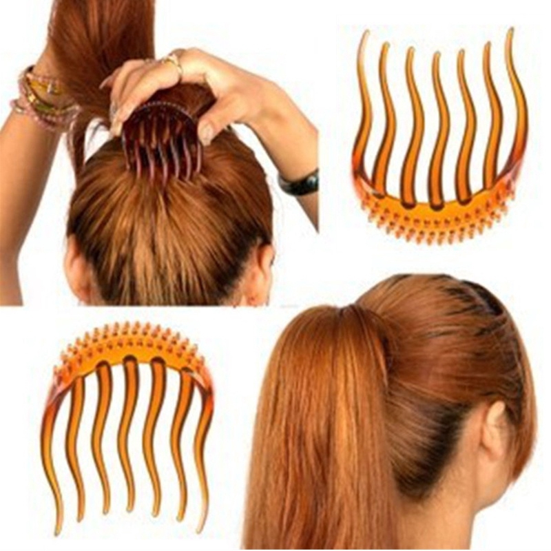 Fashion Women Hair Styling Clip Stick Bun Maker Braid Tool Comb