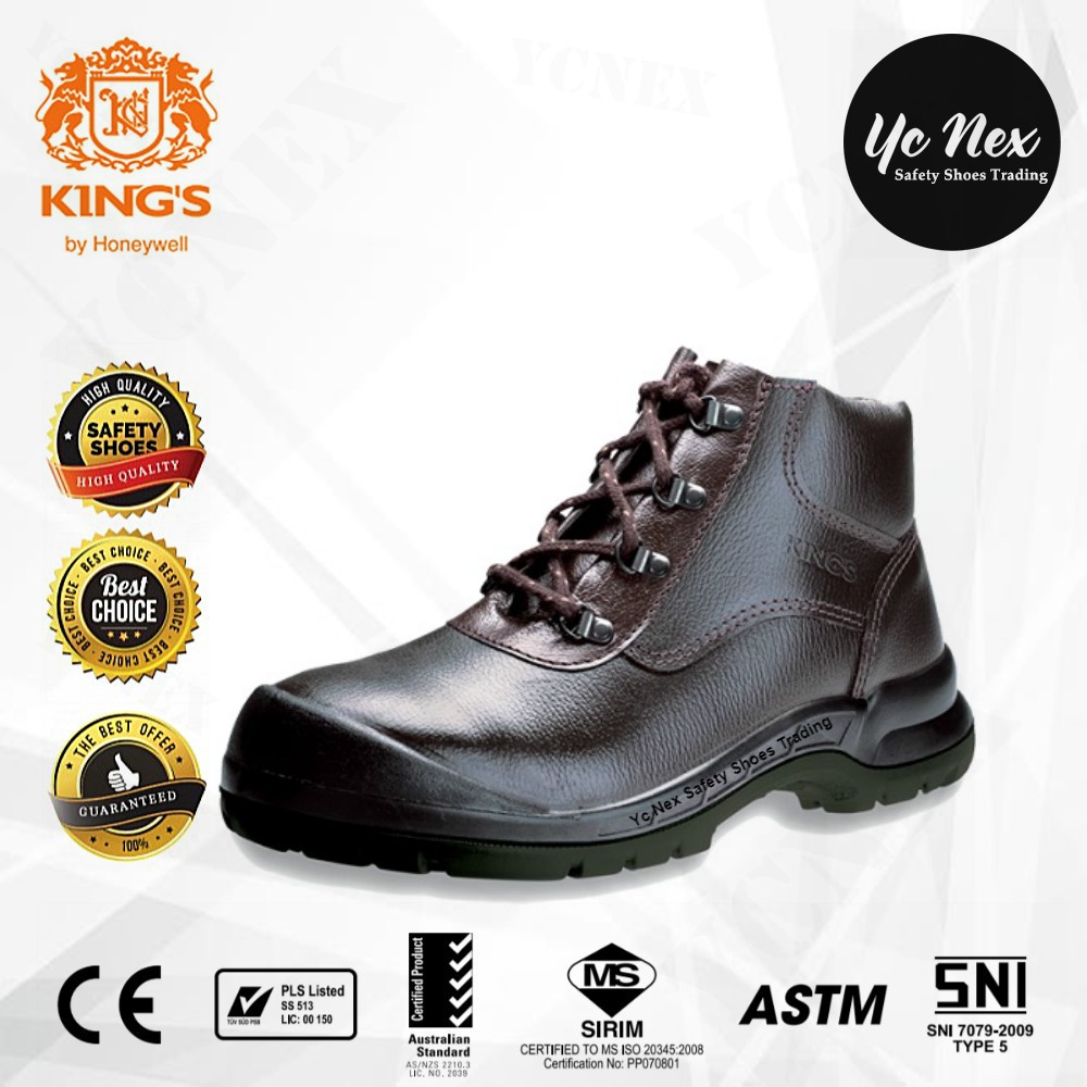 KING'S SAFETY SHOES KWD901K STEEL TOE CAP STEEL MID SOLE Full Grain