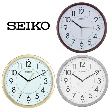 100% ORIGINAL SEIKO Quiet Sweep Lumibrite Analogue Wall Clock QXA629  (QXA629B, QXA629G, QXA629S) [Jam Dinding] | Shopee Malaysia