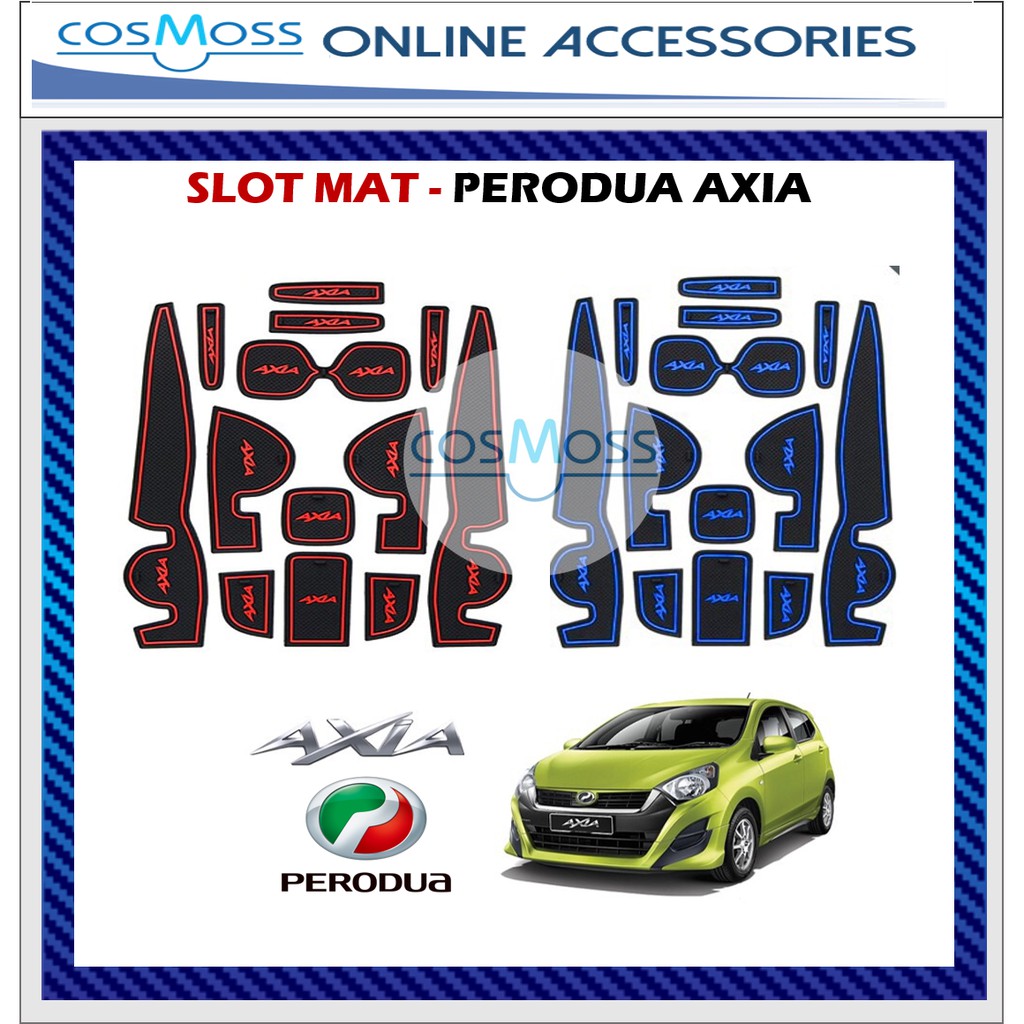 PERODUA AXIA BEZZA ALZA Interior Slot Mat  Shopee Malaysia