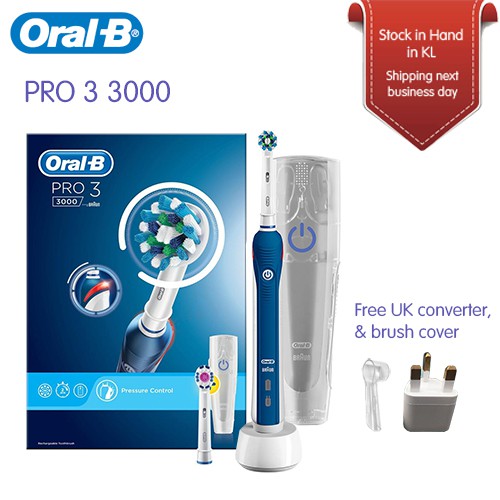 oral b electric toothbrush pro 3